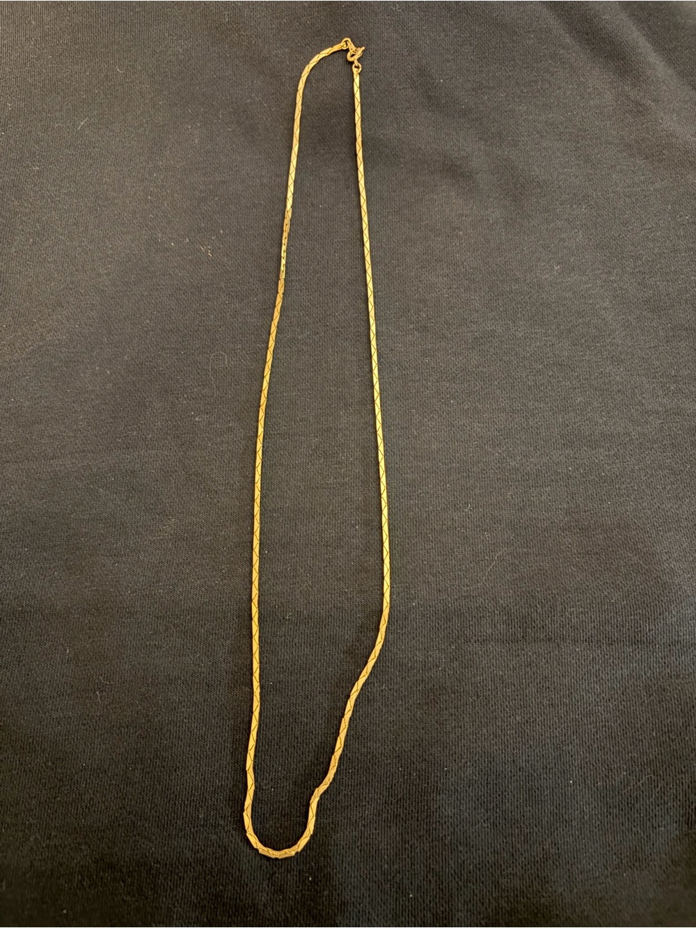 Gold-Tone Rope Chain Necklace - Unisex